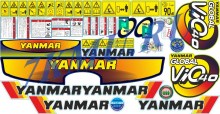 Стикеры для экскаватора Янмар ViO40