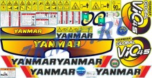 Стикеры для экскаватора Янмар ViO45