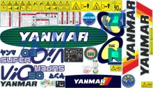 Стикеры для экскаватора Янмар ViO50