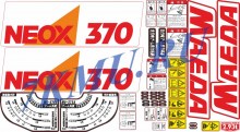 Комплект наклеек Maeda МС370