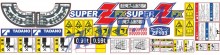 Комплект наклеек для КМУ Tadano Super Z100 FX