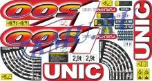 Комплект наклеек для манипулятора Unic URV500
