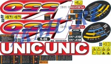 Комплект наклеек для КМУ Unic URV550