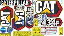Стикеры для погрузчика Катерпилар 434F