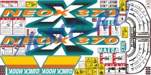 Комплект наклеек Maeda МС370